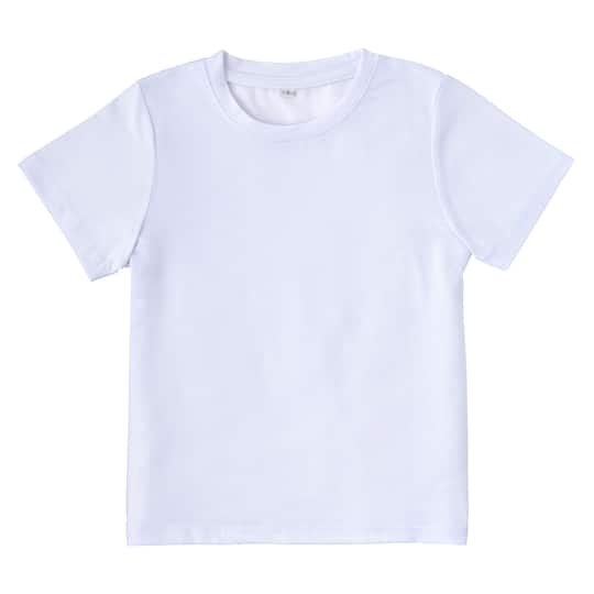 Cricut® White Blank Youth Crew Neck T-Shirt Michaels